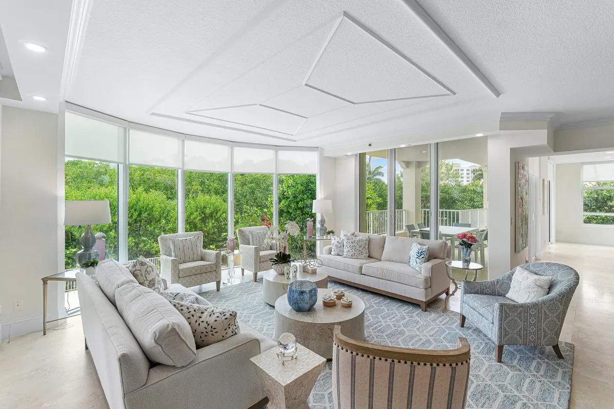 LIVING ROOM at 3720 S Ocean Boulevard 208, Highland Beach