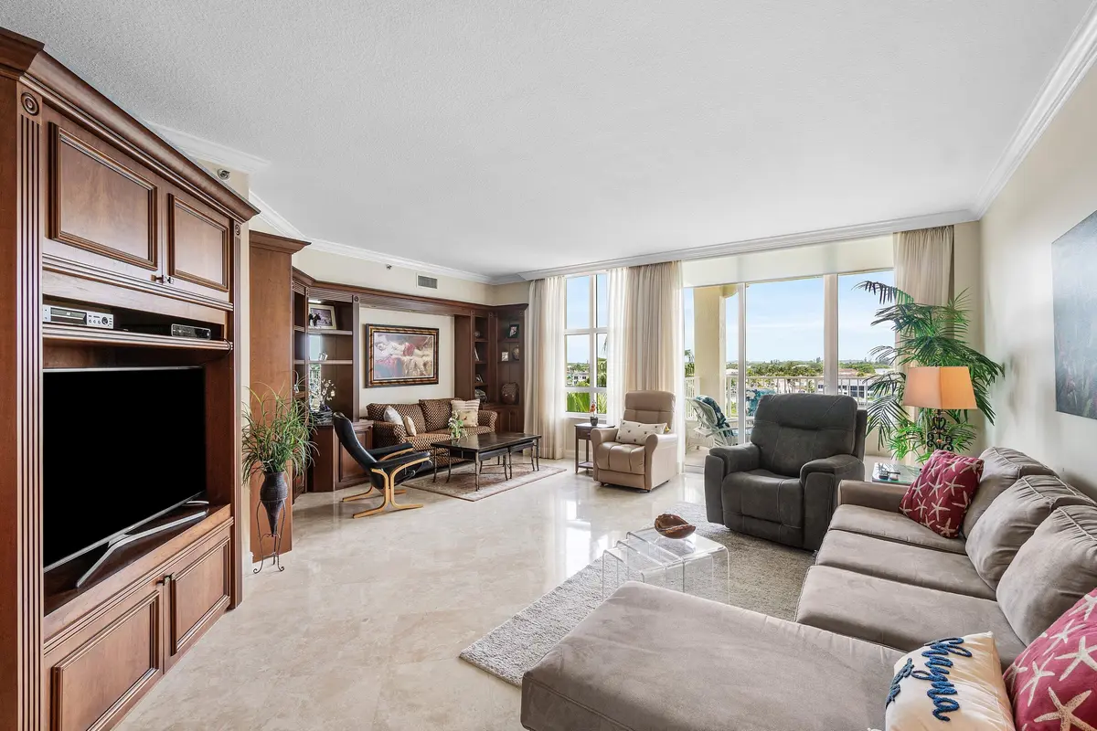 LIVING ROOM at 3720 S Ocean Boulevard 502, Highland Beach