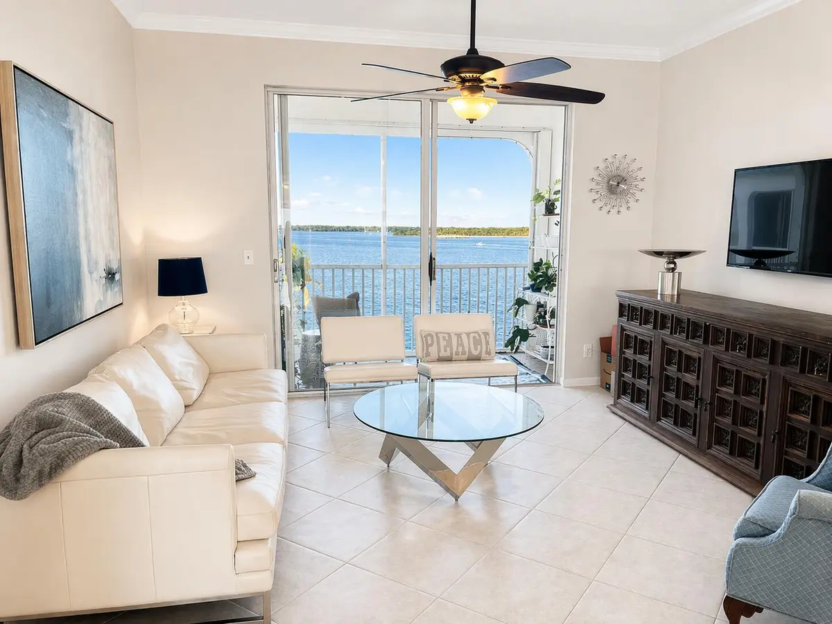Living Room at 100 Paradise Harbour Boulevard 506, North Palm Beach