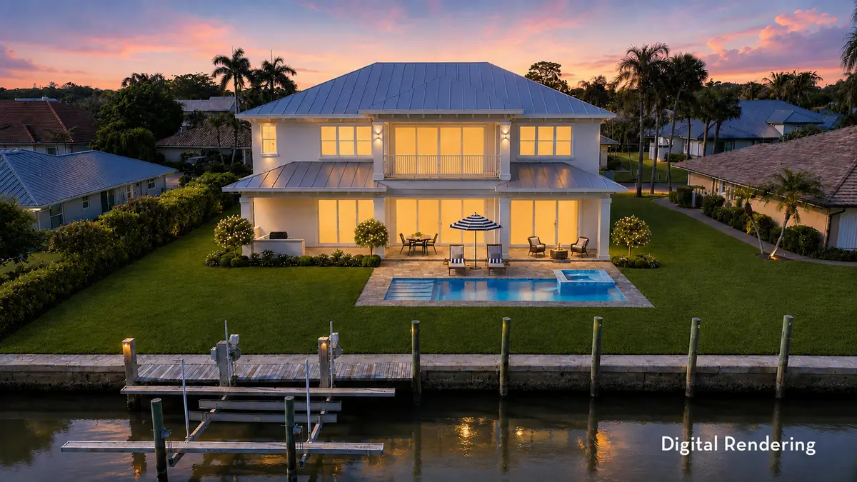Rendering at 8967 SE Star Island Way, Hobe Sound