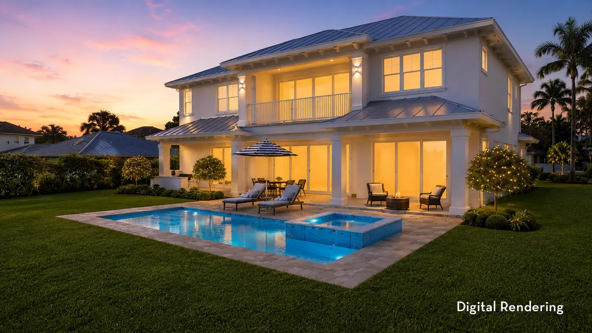 Rendering at 8967 SE Star Island Way, Hobe Sound