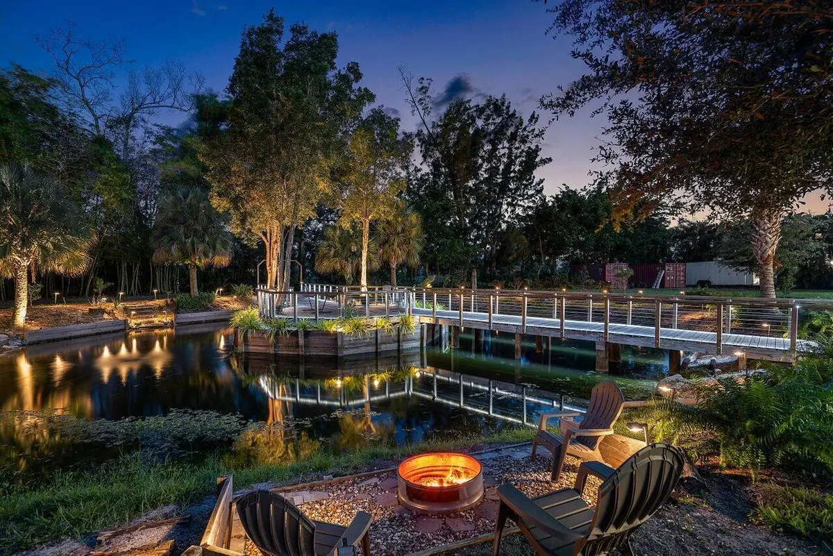 Twilight Party Deck at 6624 Dillman Road, Greenacres