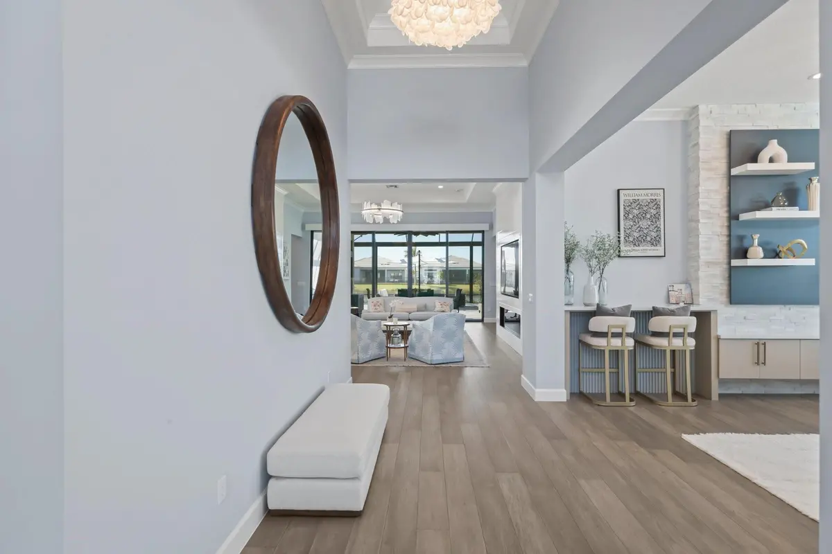 14' coffered ceiling at 11349 Cherry Canyon Court, Boynton Beach