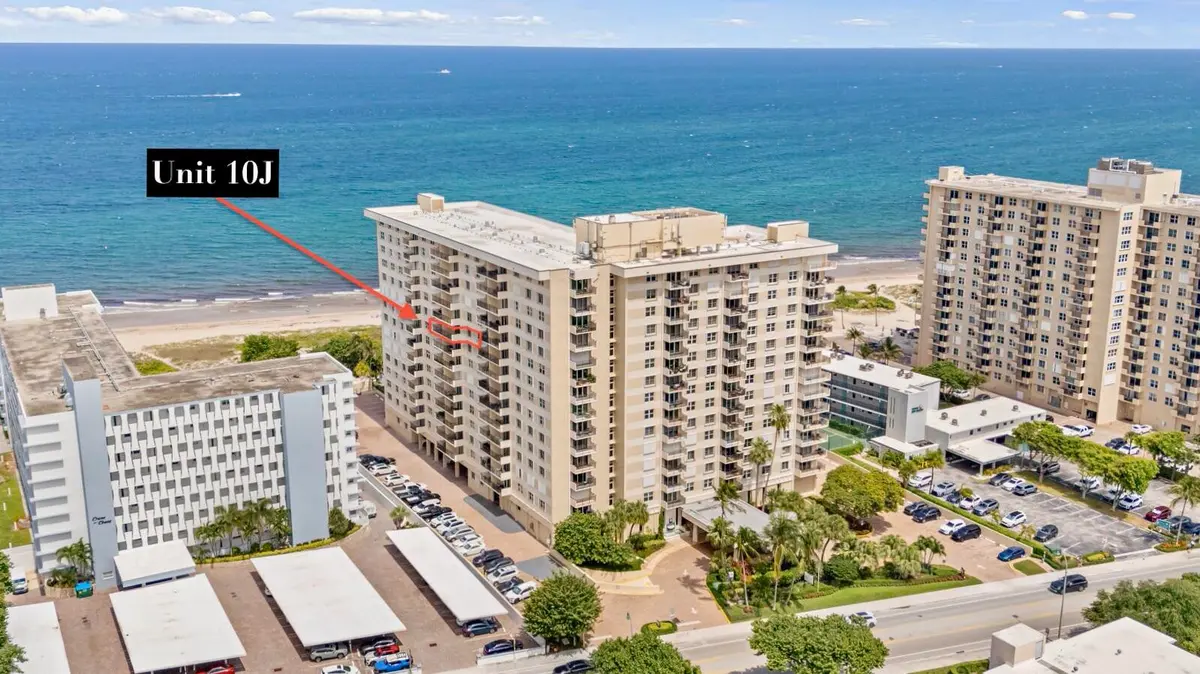 Unit with ocean & Intracoastal views at 1900 S Ocean Boulevard 10j, Pompano Beach