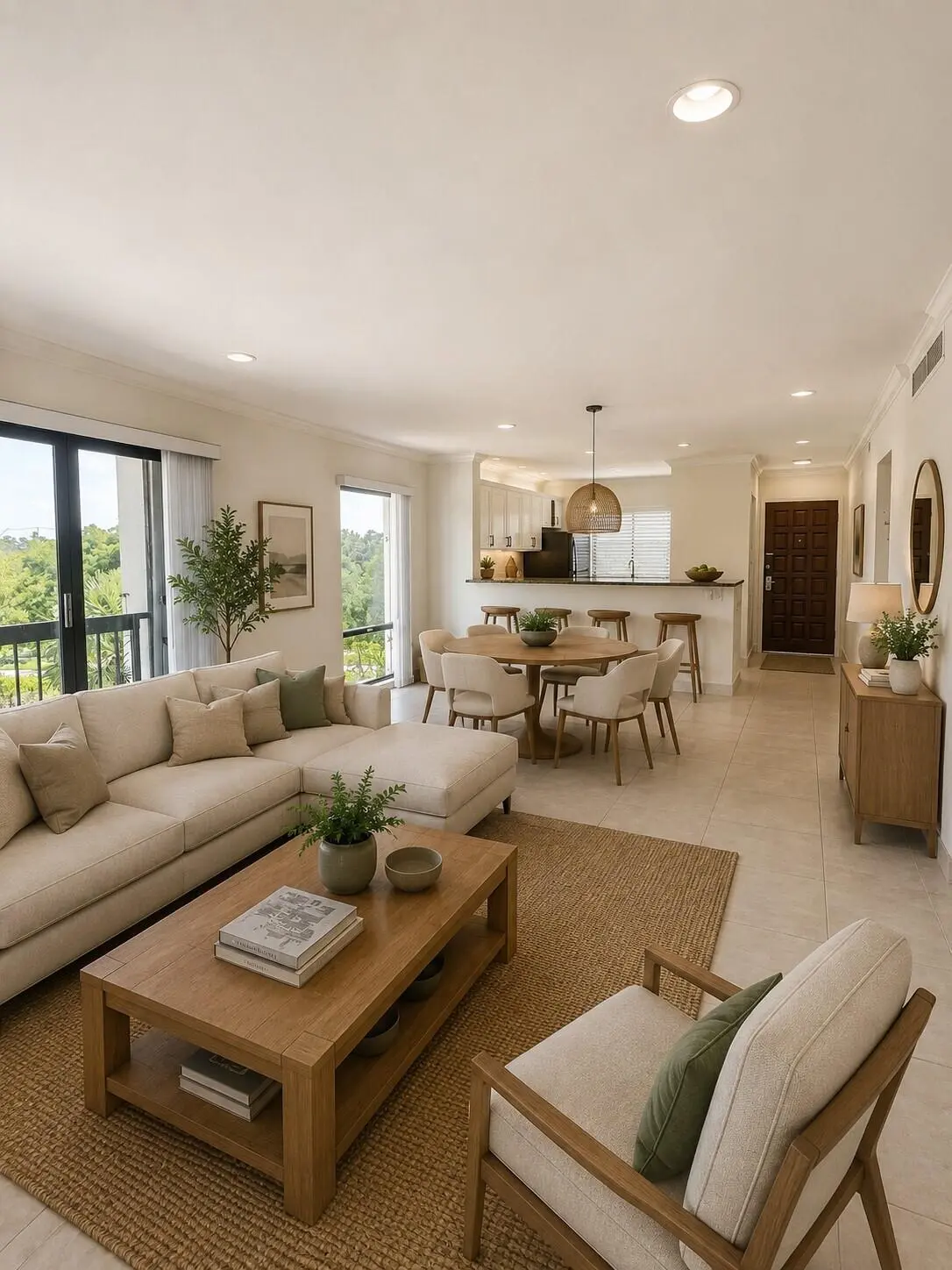 Virtually Staged at 3050 Presidential Way 407, West Palm Beach