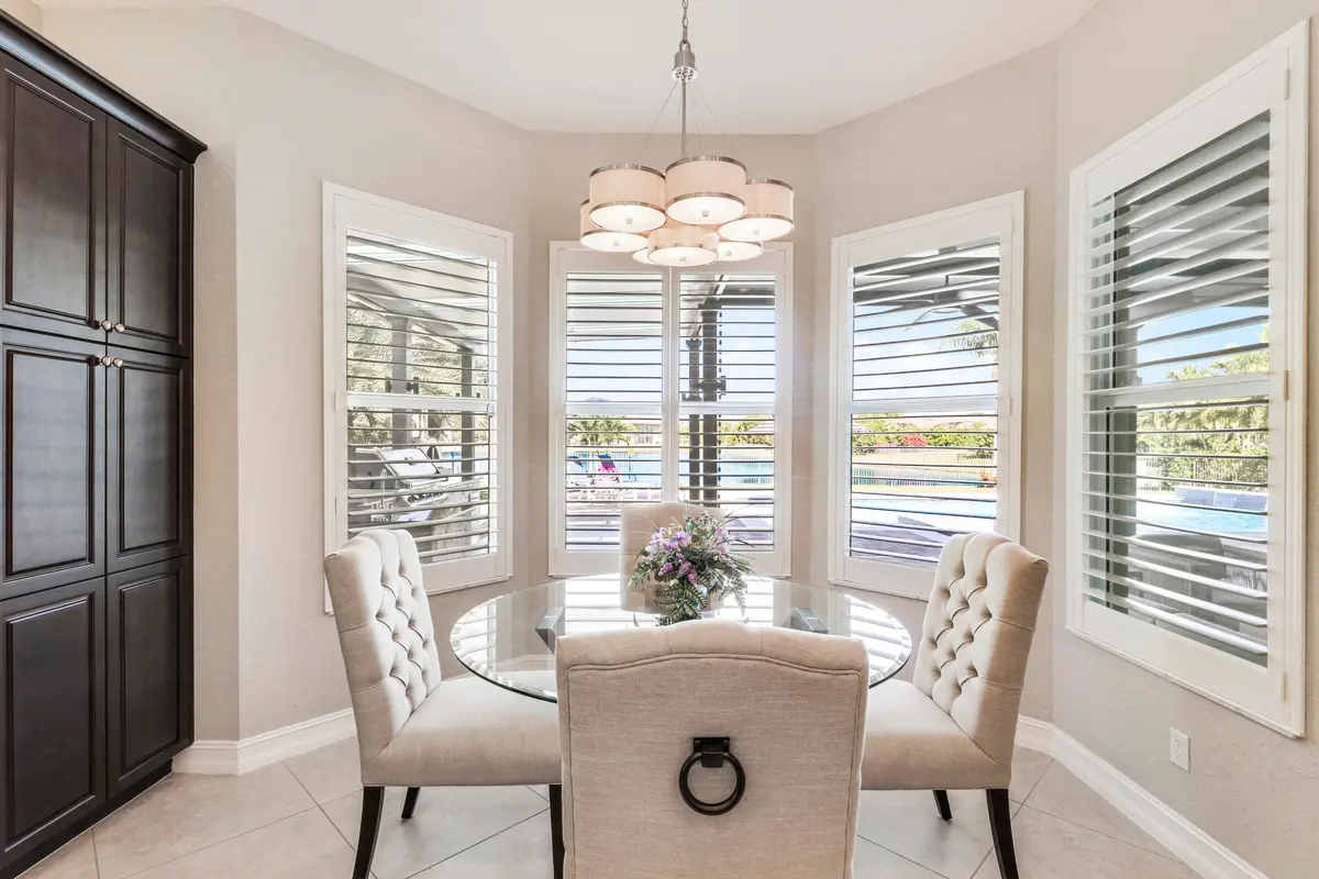 Breakfast nook at 7754 Maywood Crest Drive, Palm Beach Gardens