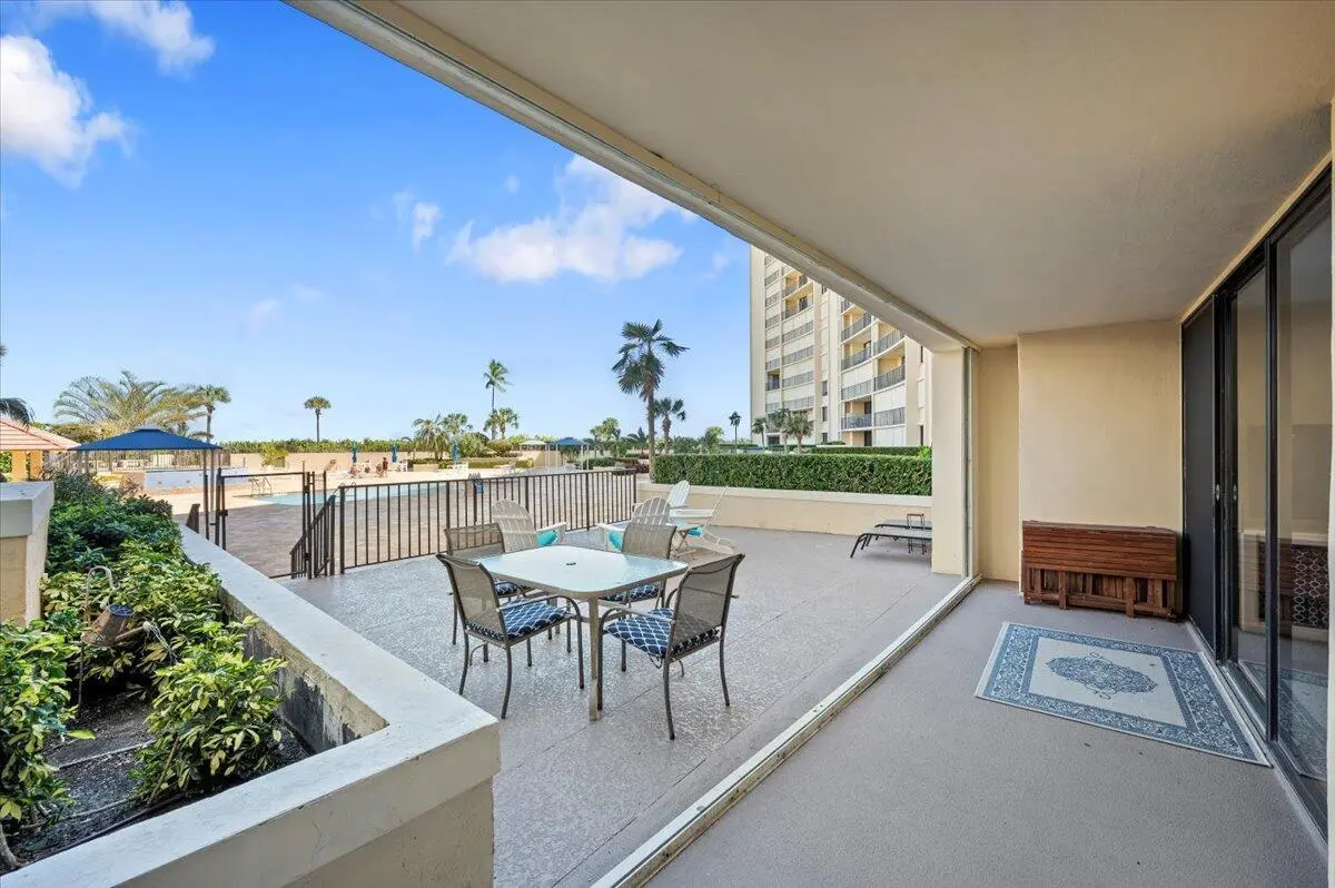 Huge Patio at 100 Ocean Trail Way 107, Jupiter