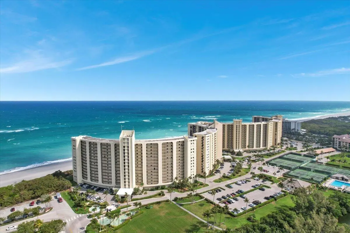 Aerials of Ocean Trail & Jupiter Beach at 100 Ocean Trail Way 107, Jupiter