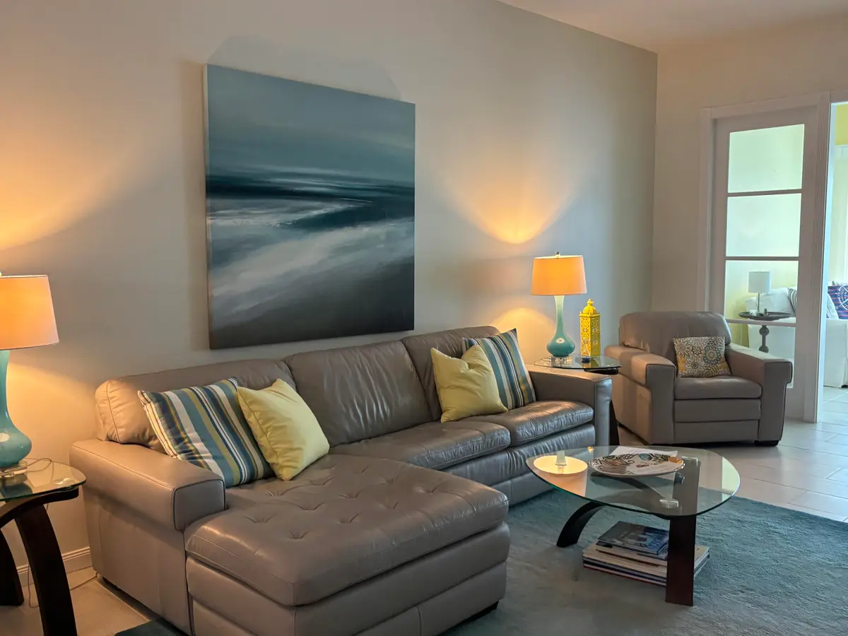 Living Room at 29 Harbour Isle 102, Fort Pierce