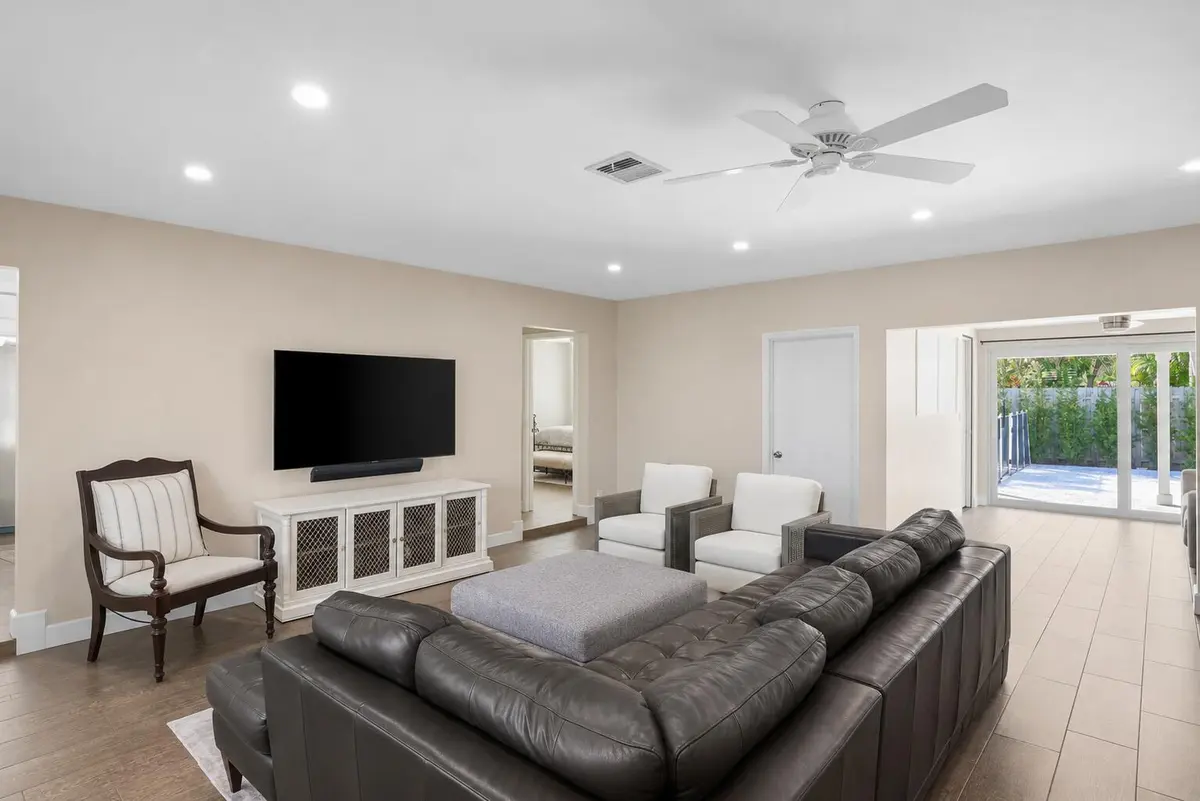 Living Room at 4141 NE 22nd Terrace, Lighthouse Point
