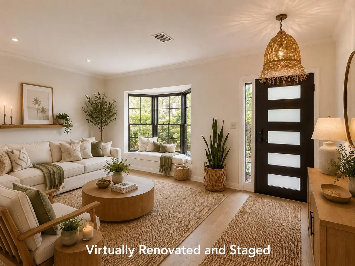Virtually Stage Living Room at 1027 Mangrove Lane, Vero Beach