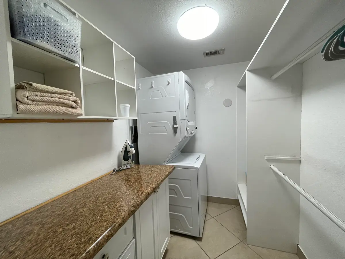 Laundry in Closet at 229 SE 1st Avenue 203, Boynton Beach