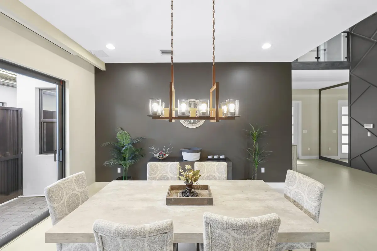 Dining Room at 17092 Five Waters Avenue, Boca Raton