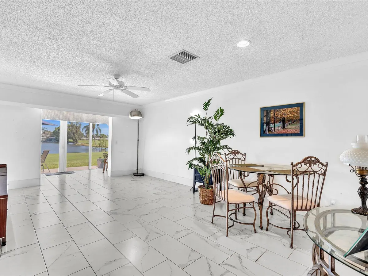 Living / Dining Room at 2017 SW GOLF Lane 109, Boynton Beach