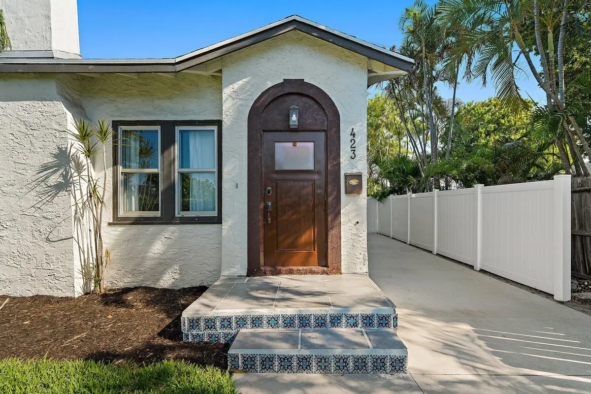 Front Door at 423 Avenida Alegre, West Palm Beach