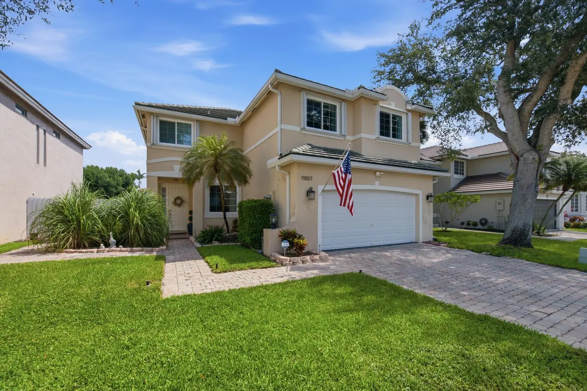 Front of the home at 9807 NW 20th Street, Pembroke Pines