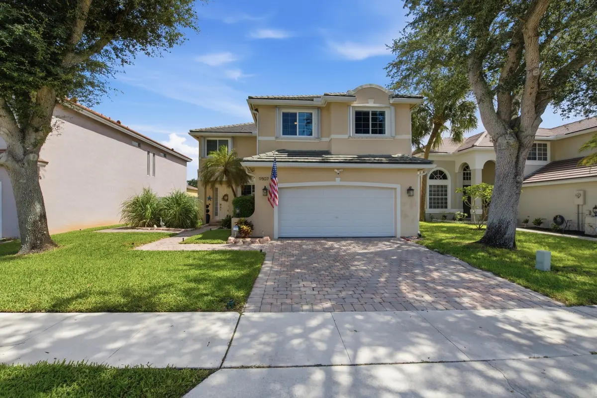 Front of the home at 9807 NW 20th Street, Pembroke Pines