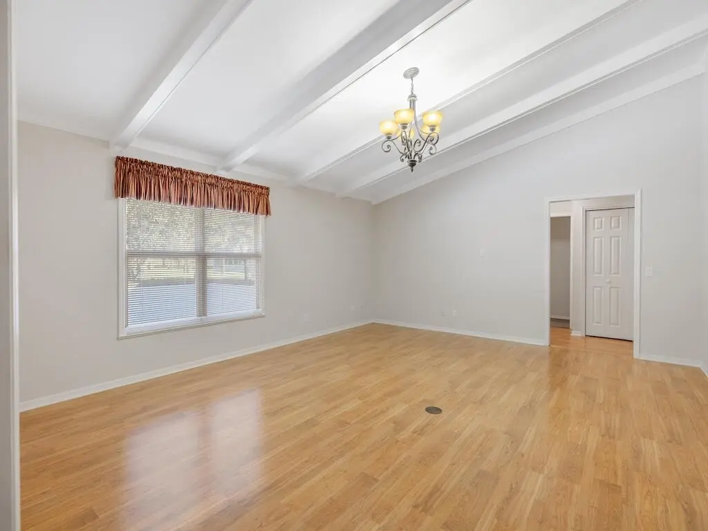 Beautiful wooden beam work at 4790 16th Street, Vero Beach