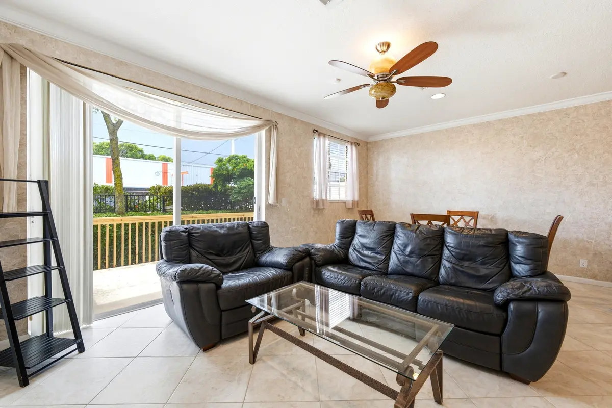 furnished living room at 556 Marbella Circle, North Palm Beach