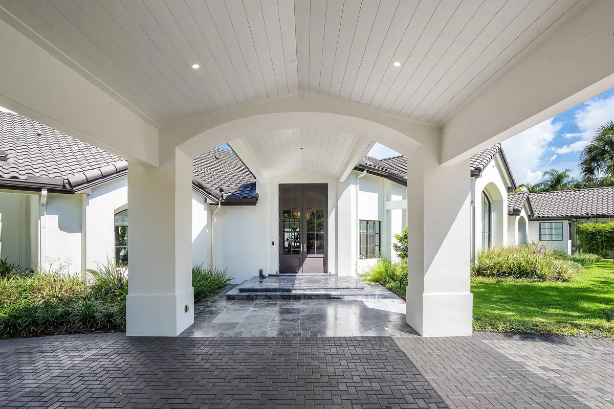 Front Entry at 16388 Bridlewood Circle, Delray Beach