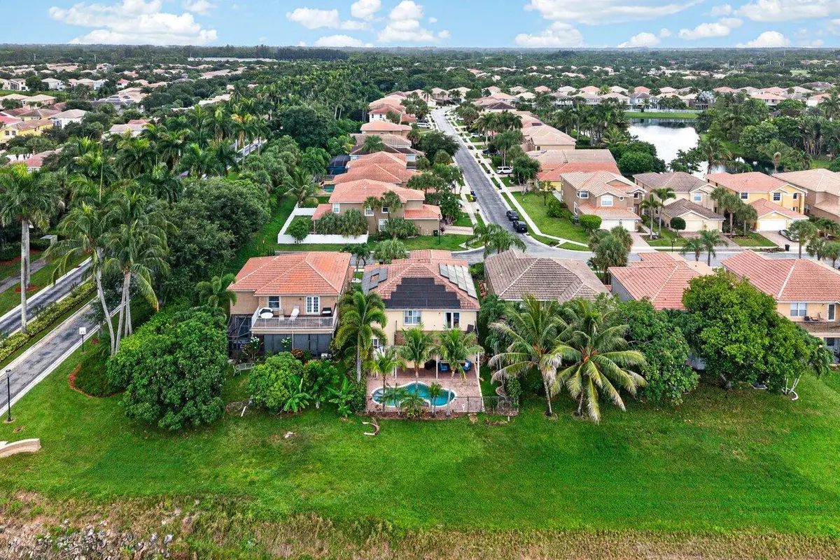 Rear Yard Aerial at 5347 Island Gypsy Drive, Greenacres