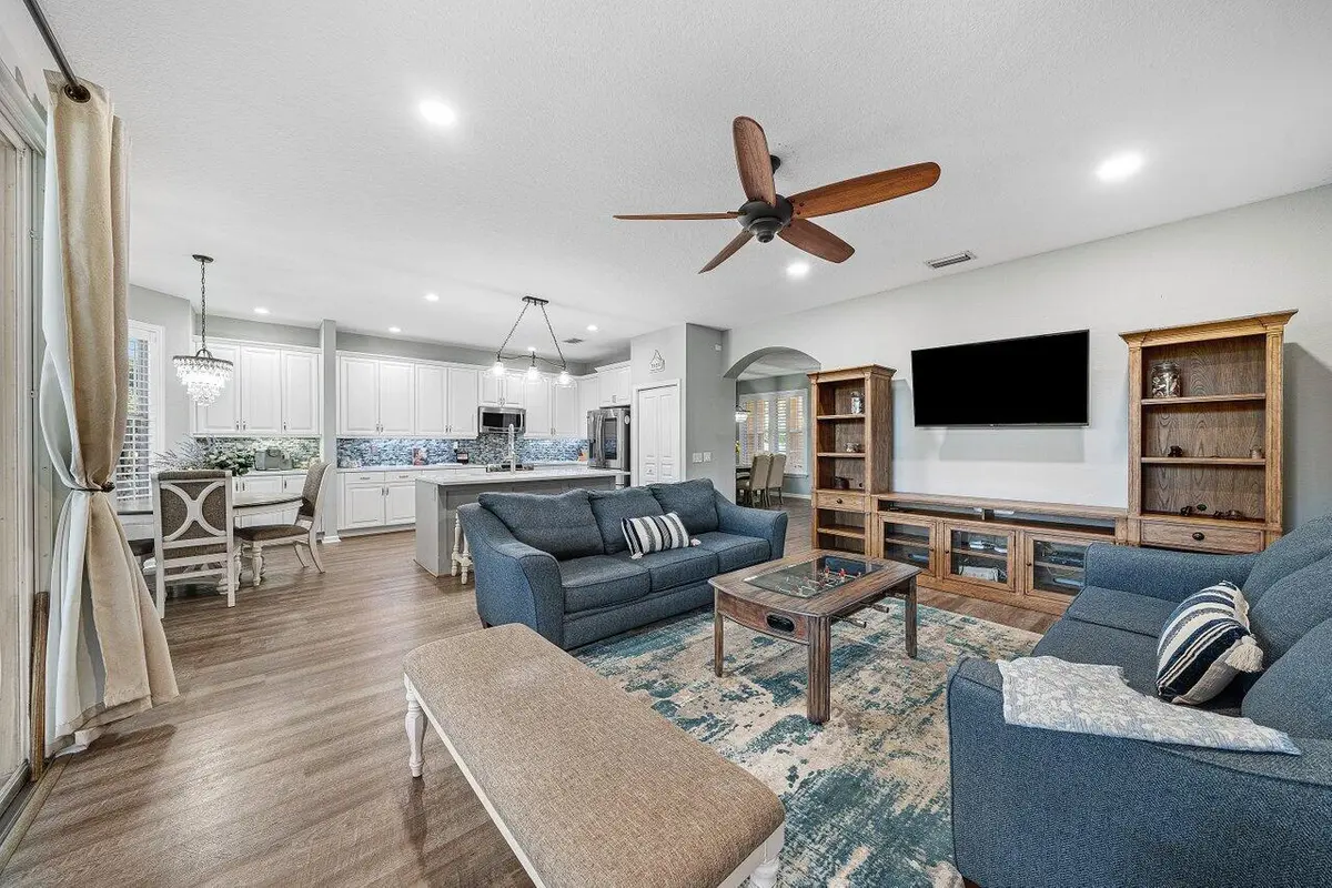 Open Concept Kitchen & Family at 5347 Island Gypsy Drive, Greenacres