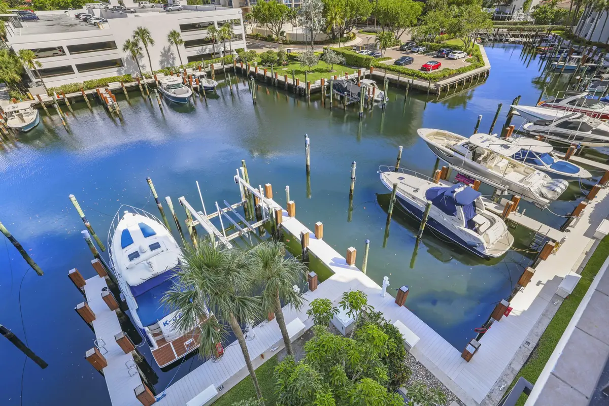 Balcony Marina view at 4748 S Ocean Boulevard 502, Highland Beach