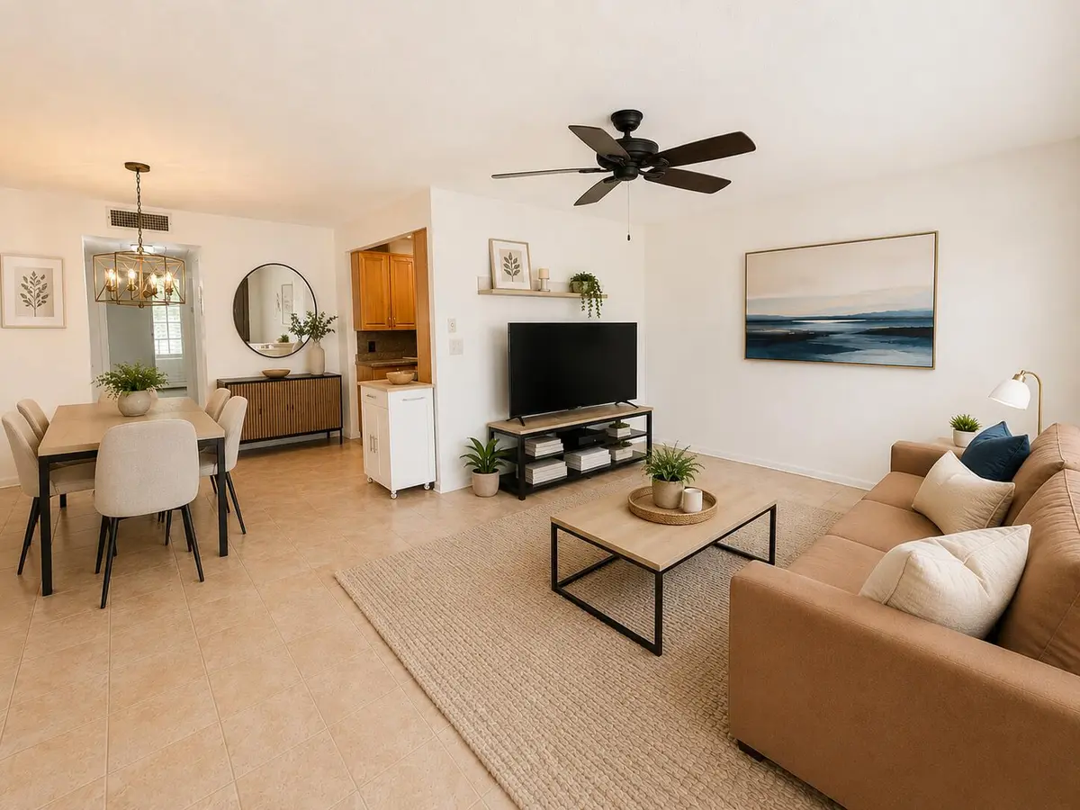 Living/Dining room at 2090 Newport 2090, Deerfield Beach