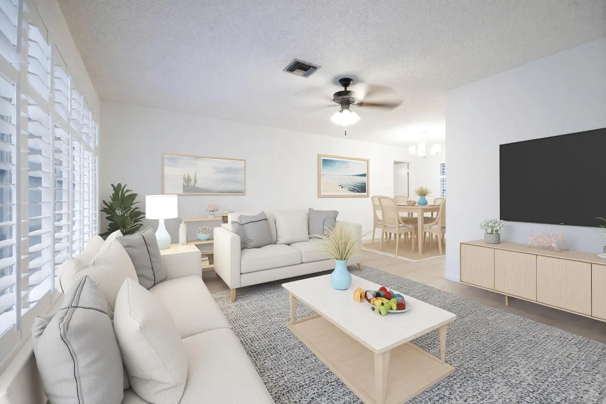 Living Room at 18020 Palm Point Drive, Jupiter
