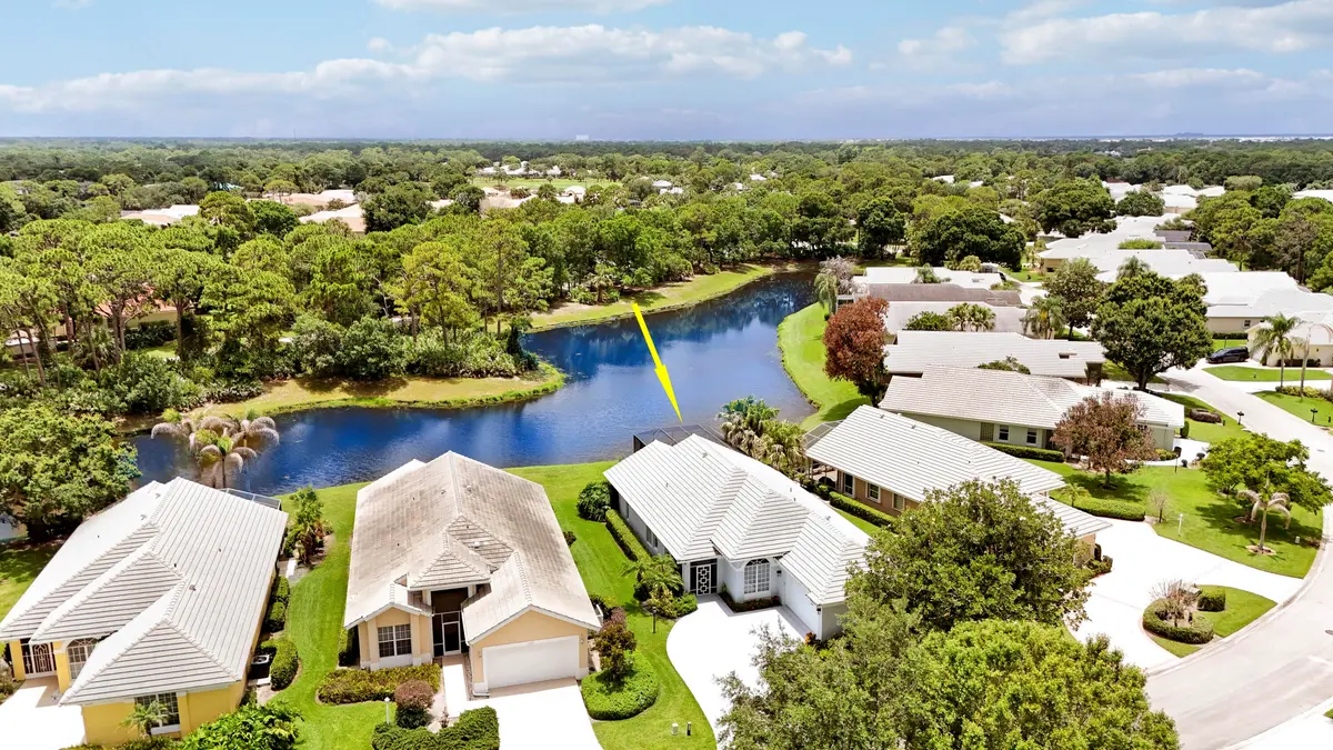 Aerial of House at 7226 Marsh Terrace, Port St. Lucie