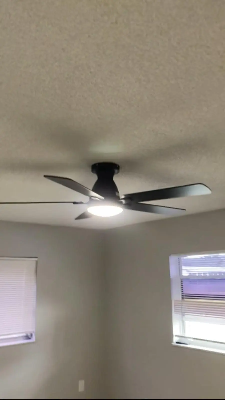 Ceiling fan in bedroom at 5298 Deleon Avenue, Fort Pierce