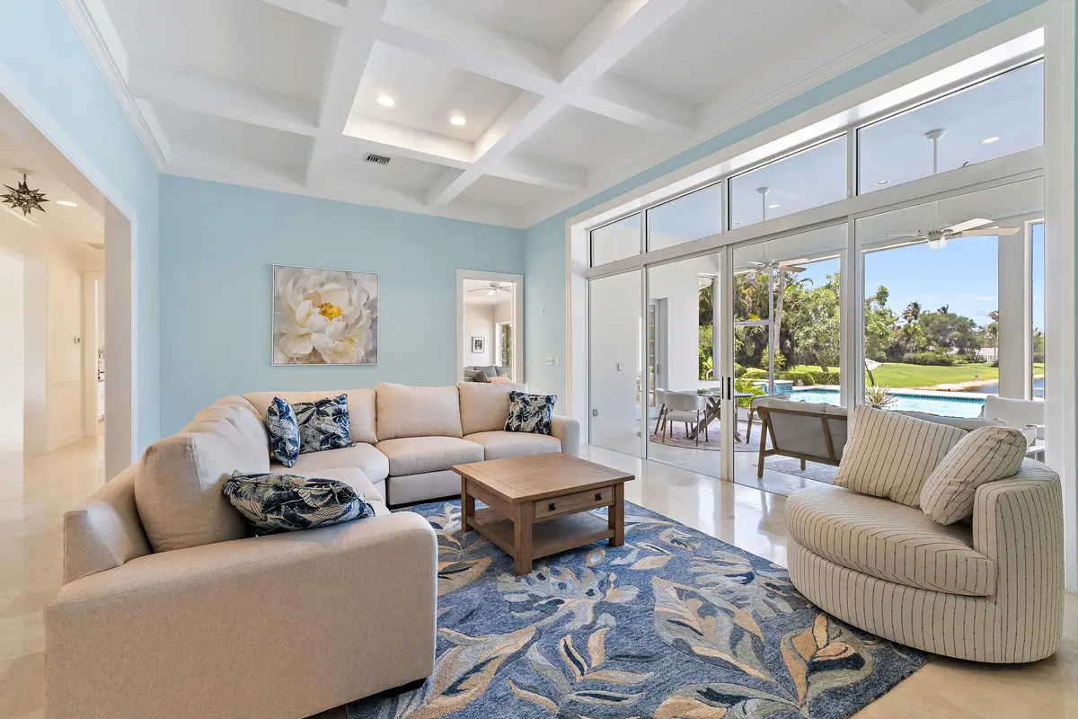 Living Room at 6140 SE Morning Dove Way, Hobe Sound