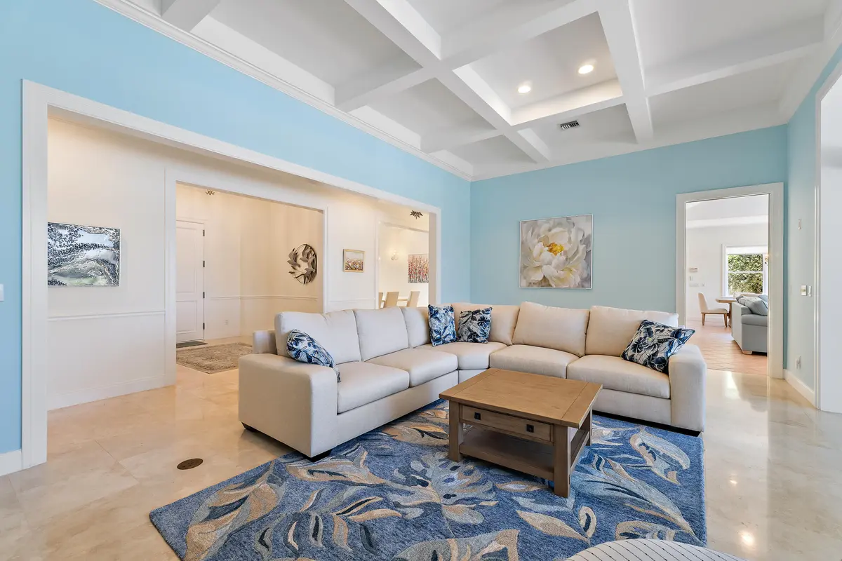 Living Room at 6140 SE Morning Dove Way, Hobe Sound