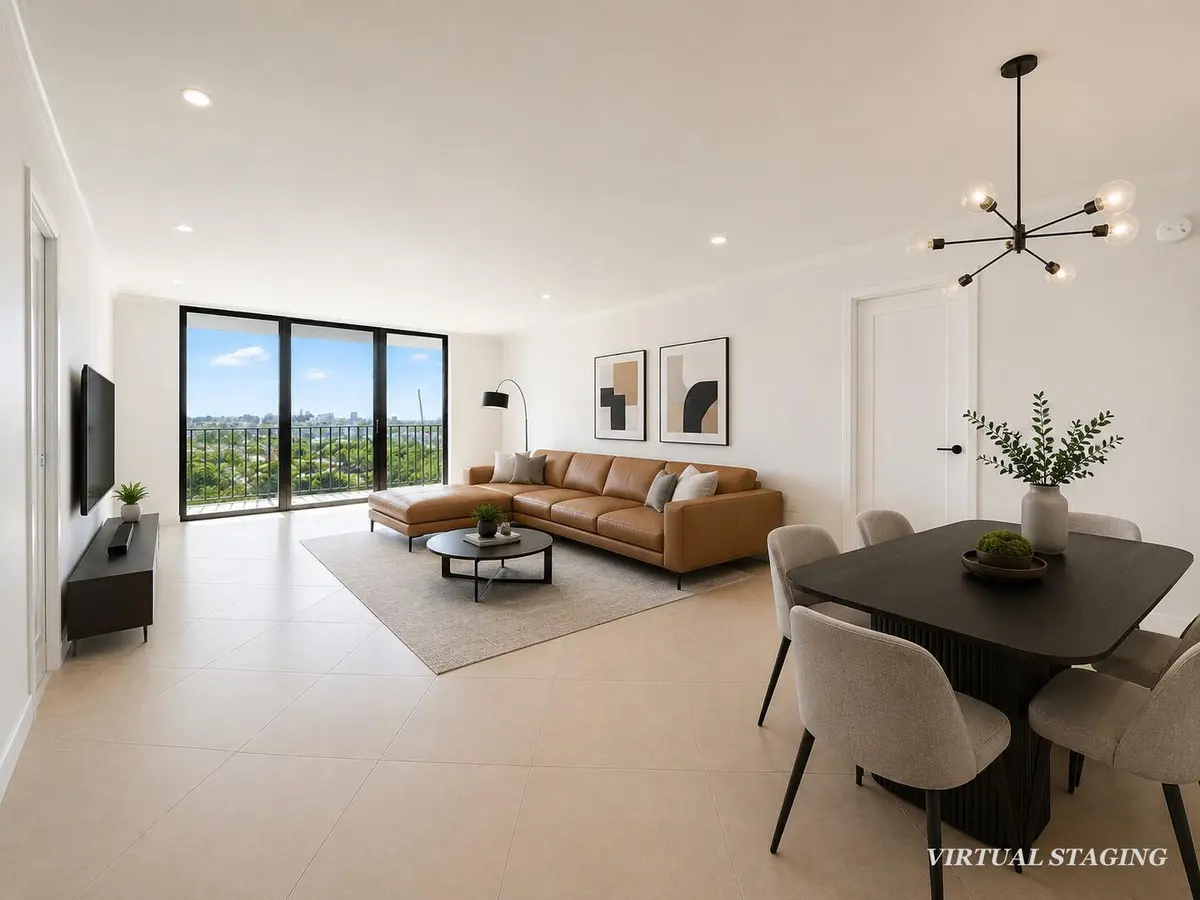 Virtual Staging at 3460 S Ocean Boulevard 608, Palm Beach