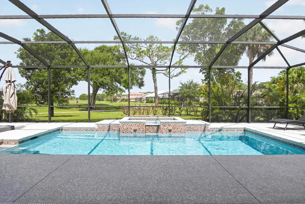 pool at 9431 Meadowood Drive, Fort Pierce