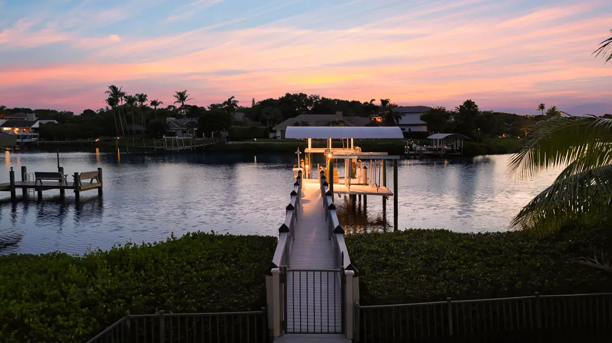 Private Dock to River at 18411 SE Lakeside Drive, Jupiter