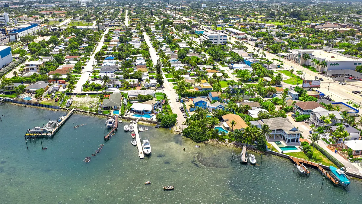 Aerial at 176 E 24th Street, Riviera Beach