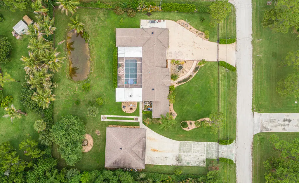 Drone shot at 13676 N 85th Road, West Palm Beach