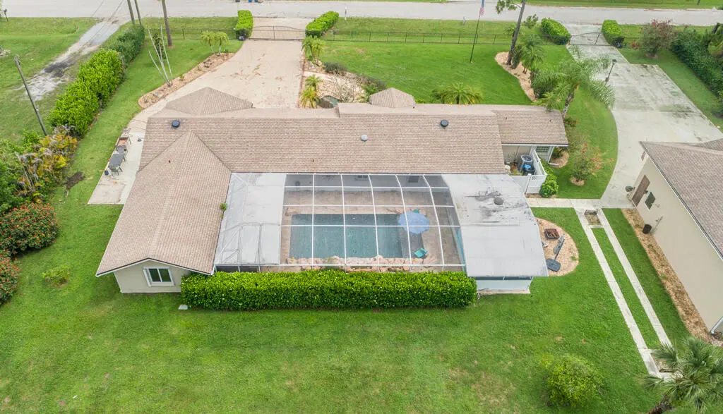 Drone shot at 13676 N 85th Road, West Palm Beach