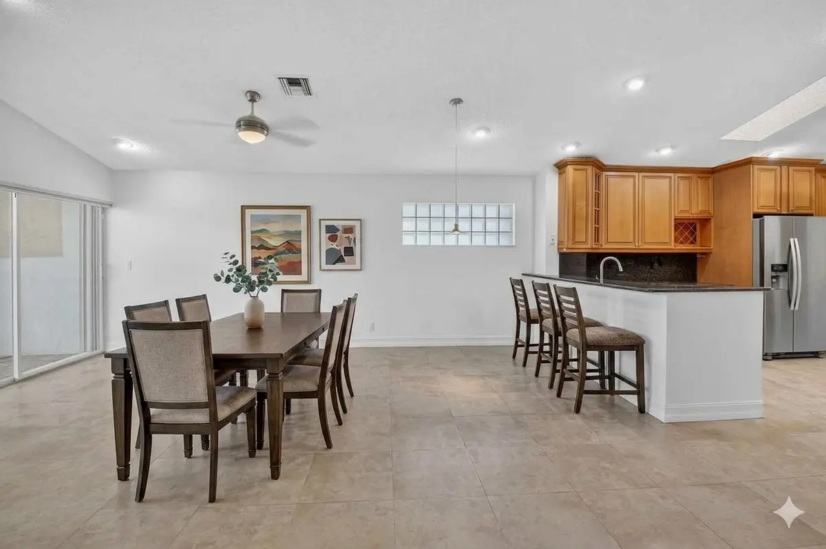 Kitchen Area - Virtually Staged at 9914 Harbour Lake Circle, Boynton Beach