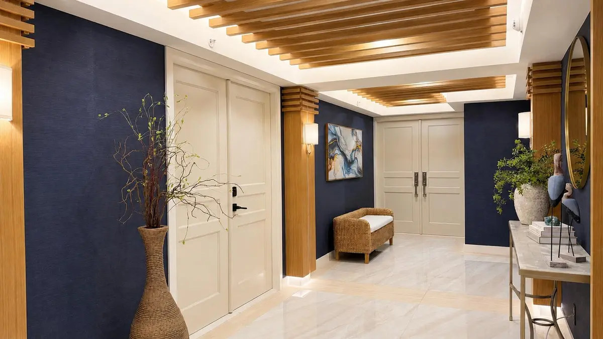 Entrance Foyer at 3000 S Ocean Boulevard 1404, Boca Raton