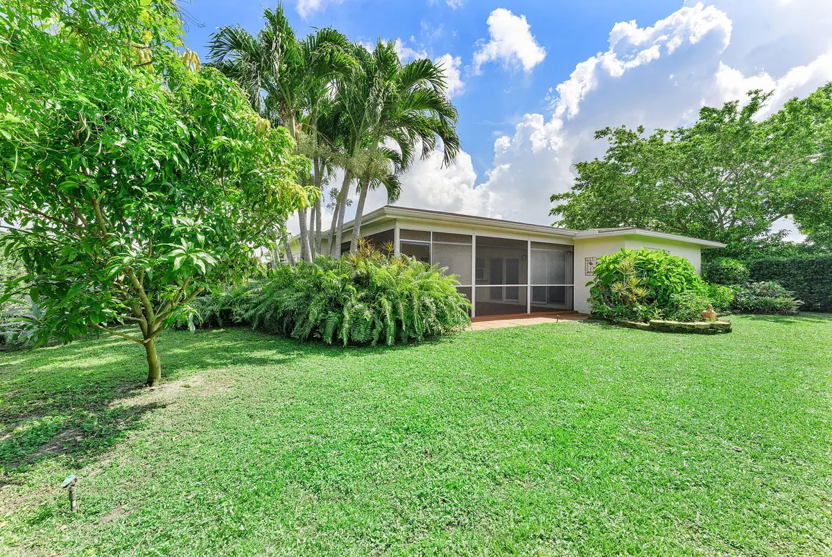 large backyard at 6396 Whispering Wind Way, Delray Beach