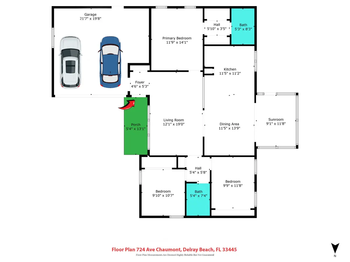 16 Floor Plan 724 Ave Chaumont, Delray B at 724 Avenue Chaumont, Delray Beach