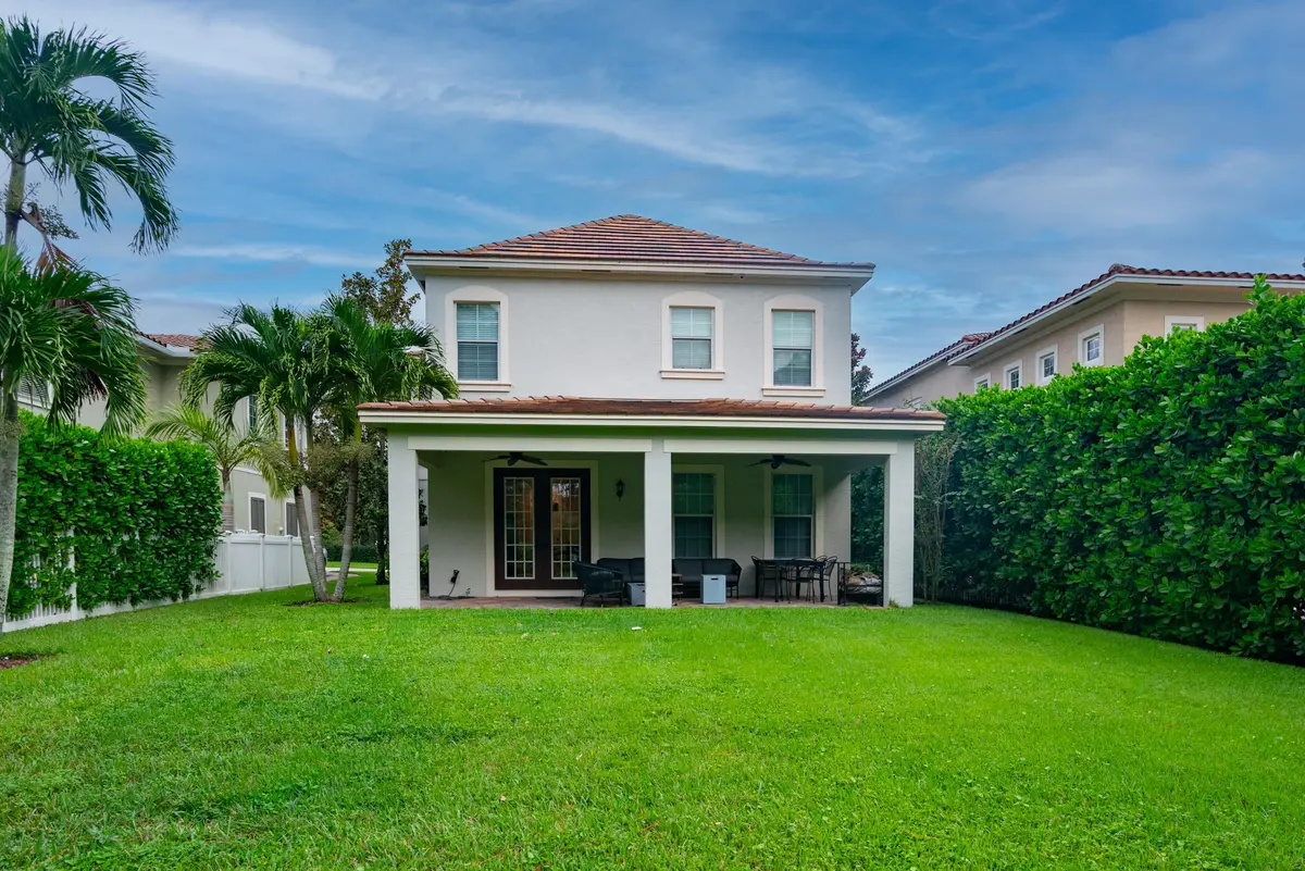 Fenced Backyard at 108 Canterbury Place, Jupiter