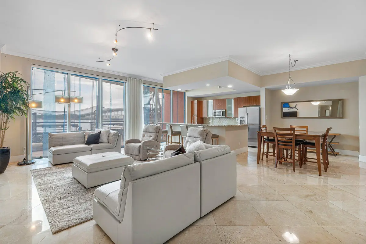 Only Floor Plan w Extra Wide Living Area at 2640 Lake Shore Drive 107, Riviera Beach