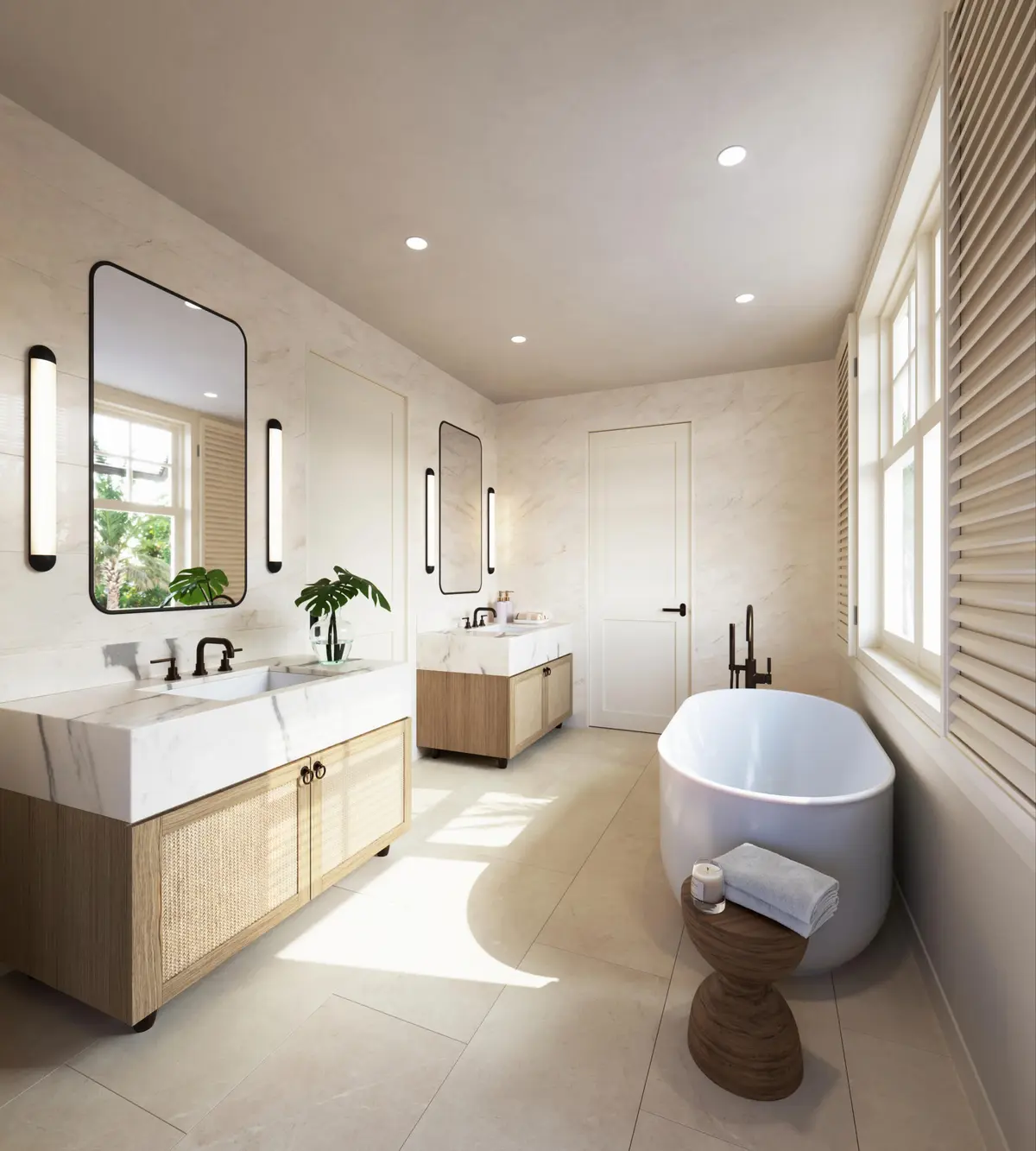 Primary Bath at 2115 Banyan Villa Circle, West Palm Beach