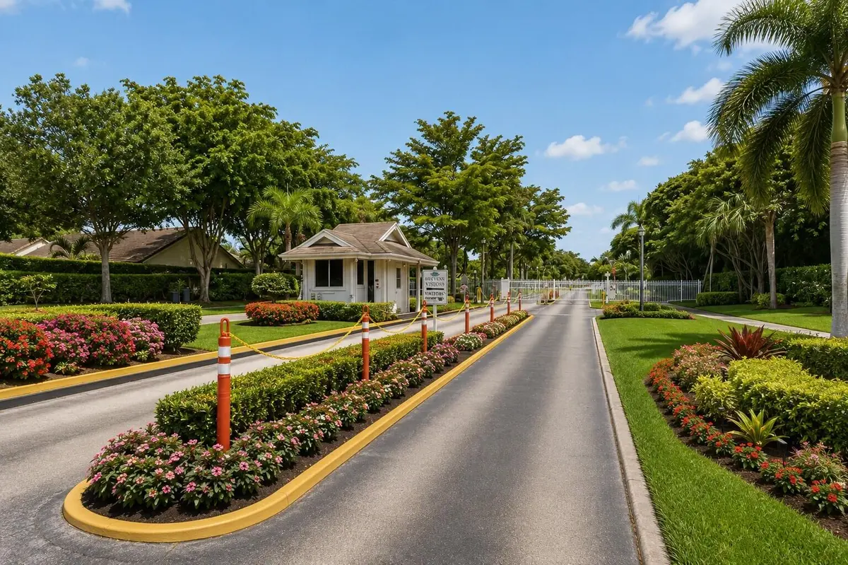 Gated Community Entrance at 10039 53rd Way 2303, Boynton Beach