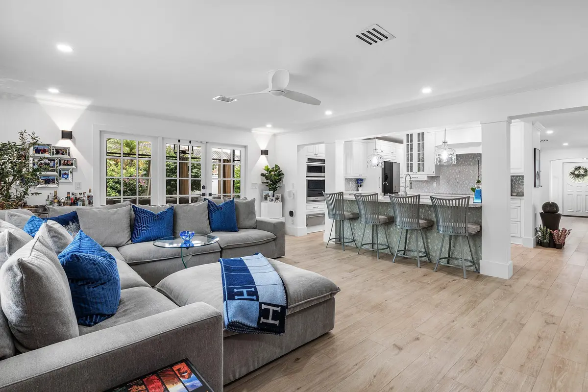 Family Room & Breakfast Area at 3203 NE 6th, Boca Raton