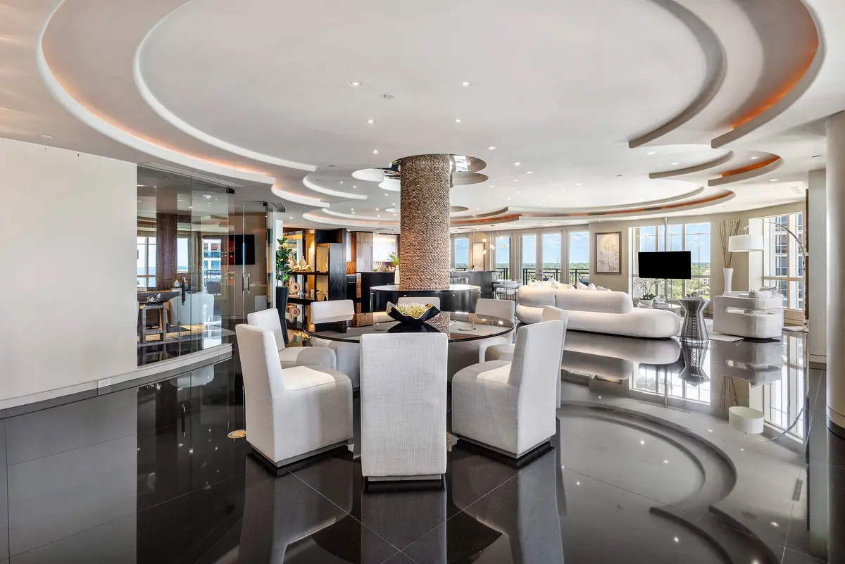Dining Room at 400 S Ocean Boulevard Ph2, Boca Raton