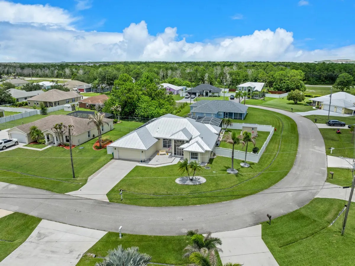 Aerial at 5771 NW Belwood Circle, Port St. Lucie
